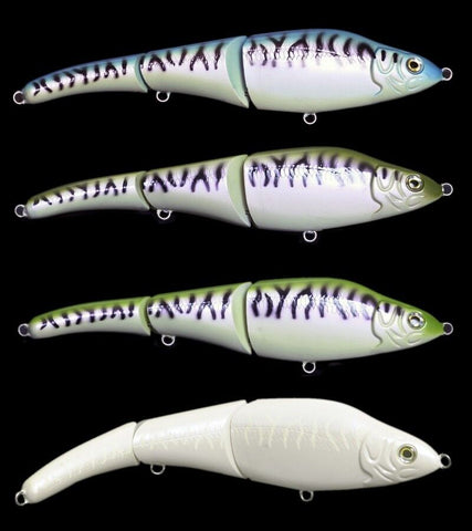 3 THREE Double Jointed Magic Swimmer™  TYPE SwimBaits in 3 Sizes & 5 Colors